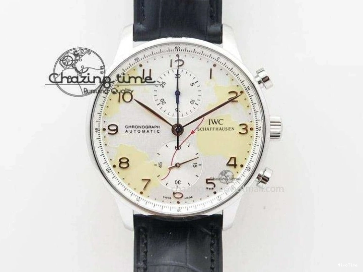 MIROTIME 1230 Portuguese Real PR Real Annual Calendar IW503510 ZF 1:1 Best Edition Green Dial on Black Leather Strap A QuickDry 7097